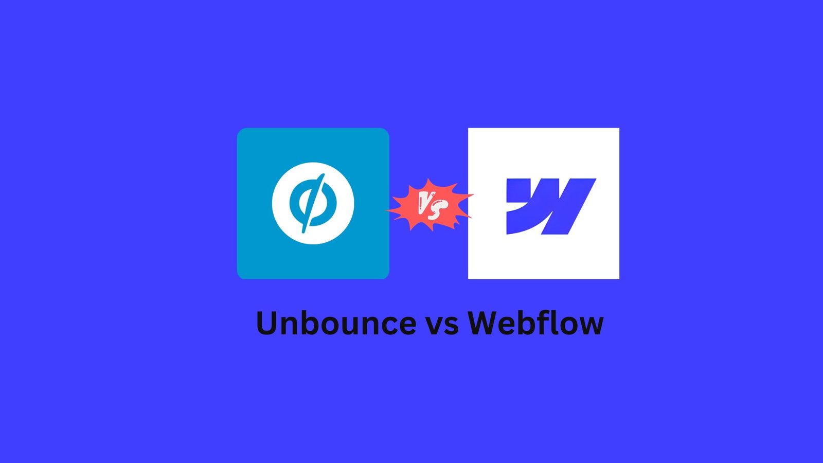 Unbounce vs webflow