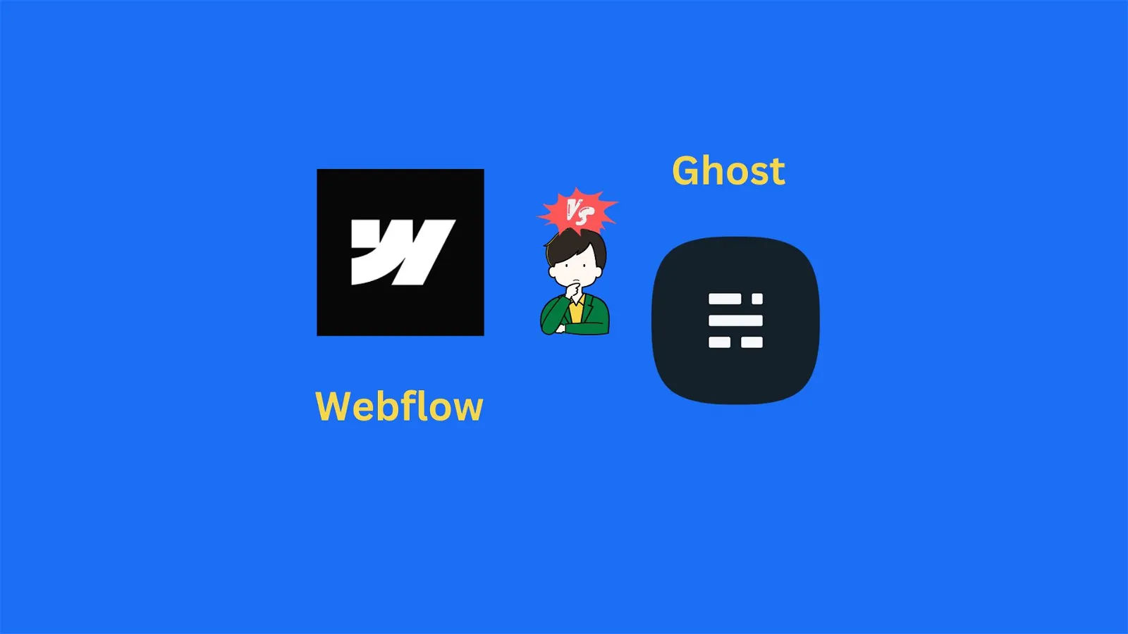 webflow vs. ghost